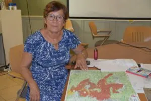 NB. La maire de Correns, Nicole Rullan, suit au jour le jour l’évolution de l’incendie, qui a entouré sa commune le week‑end du 1er août.