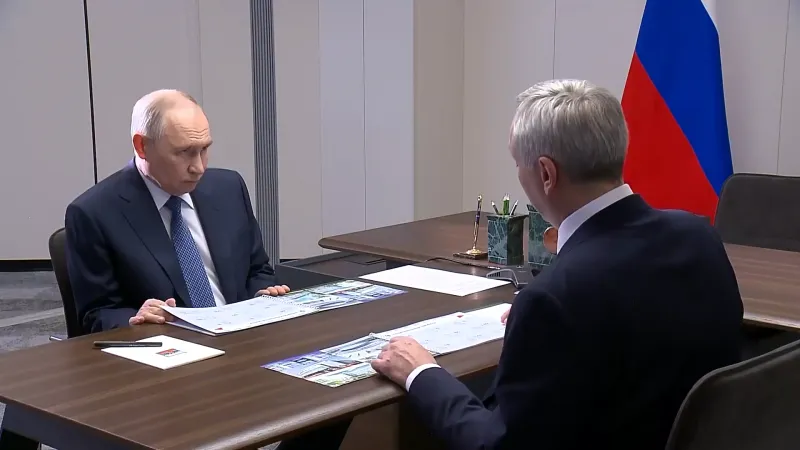 Poutine s'est entretenu avec le gouverneur de la région de Novossibirsk