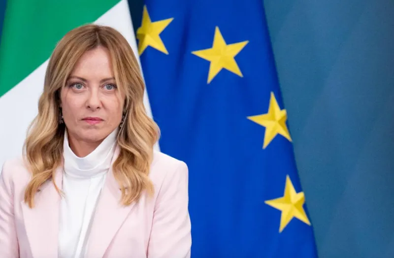 Giorgia Meloni a un secret